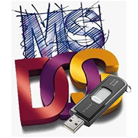 MS DOS на USB drive