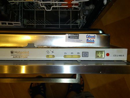 Панель посудомоечной машины Hotpoint-Ariston CIS LI 480 A